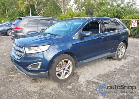 2017 Ford Edge Titanium from USA, damaged, VIN 2FMPK4K97HBB97668